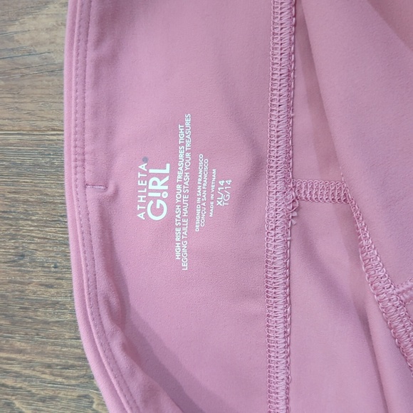 NWT Athleta girl high rise tights - Picture 2 of 5